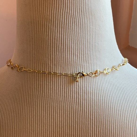 Gold and Crystal Station Rosary Chain - Picture 4 of 5